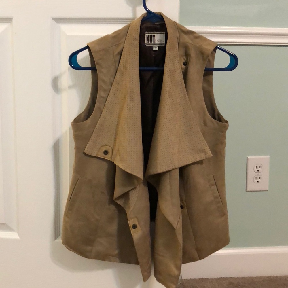 Kut from the Cloth suede vest size S